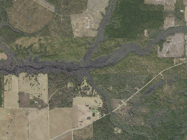 Aerial image of Big Gulley Hunt Camp & Boat Ramp