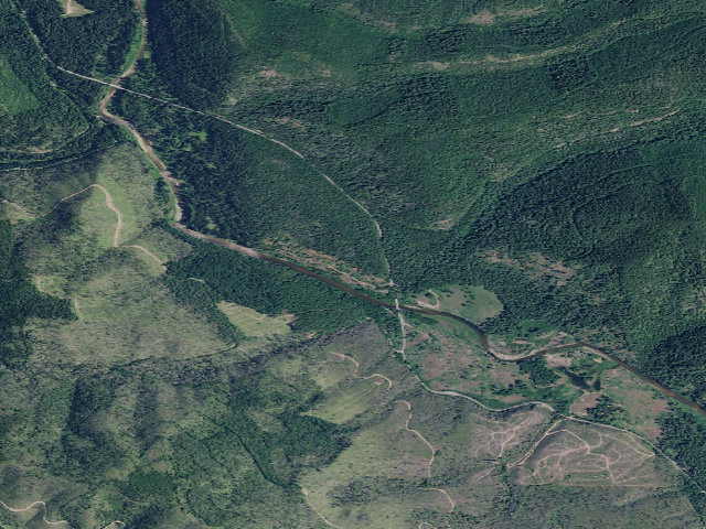 Aerial image of Big Hank