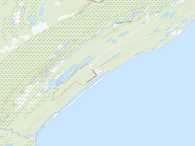USGS topographic map of Big Knob State Forest Campground
