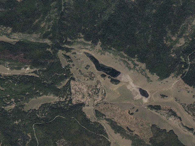 Aerial image of Big Lake CUA Dispersed