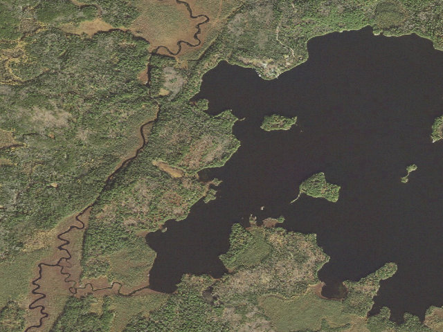 Aerial image of Big Lake Site 1