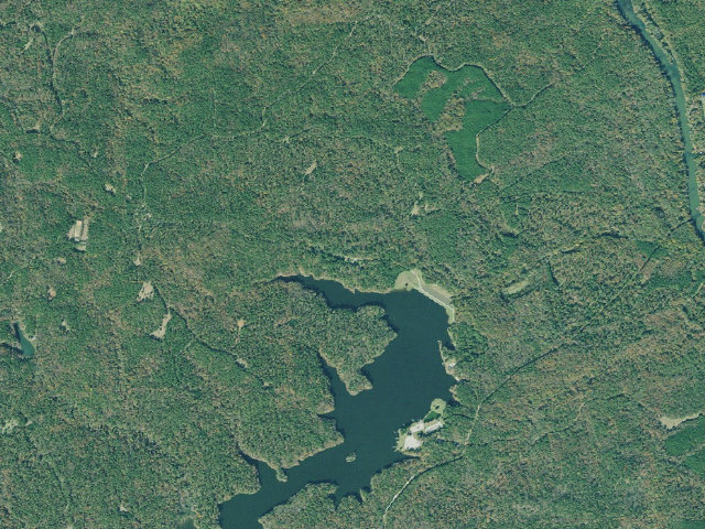 Aerial image of Big Lazer Creek WMA - Lakeside Campground