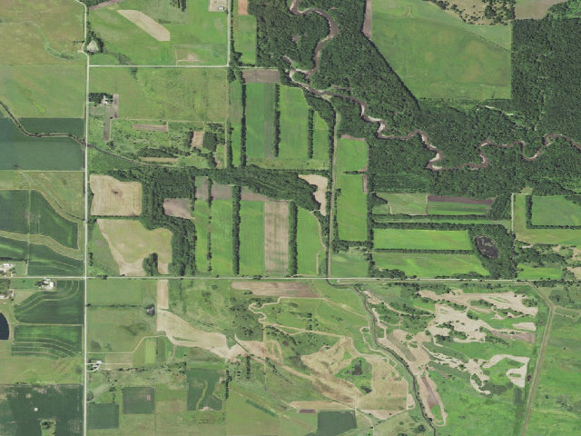 Aerial image of Big Marsh WMA
