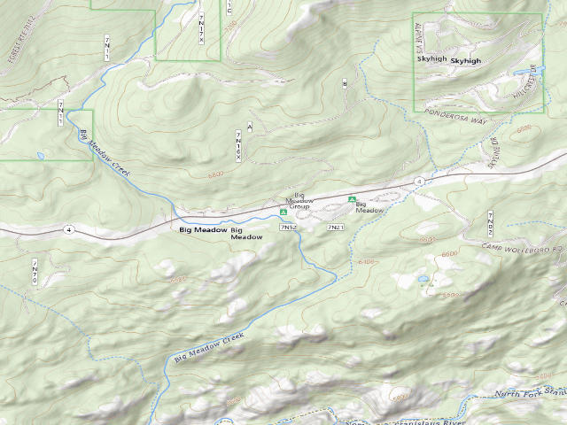 USGS topographic map of Big Meadow Group
