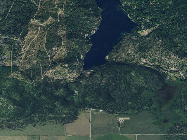 Aerial image of Big Nelson Campground Complex
