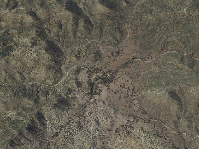 Aerial image of Big Pine Flat Family Campground