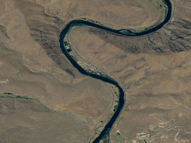 Aerial image of Big Pines Campground