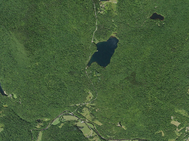Aerial image of Big Pond Campsite 4 [DEC #16715] (Delaware Wild Forest)