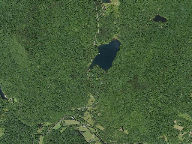 Aerial image of Big Pond Campsite 5 (Accessible) [DEC #16699] (Delaware Wild Forest)