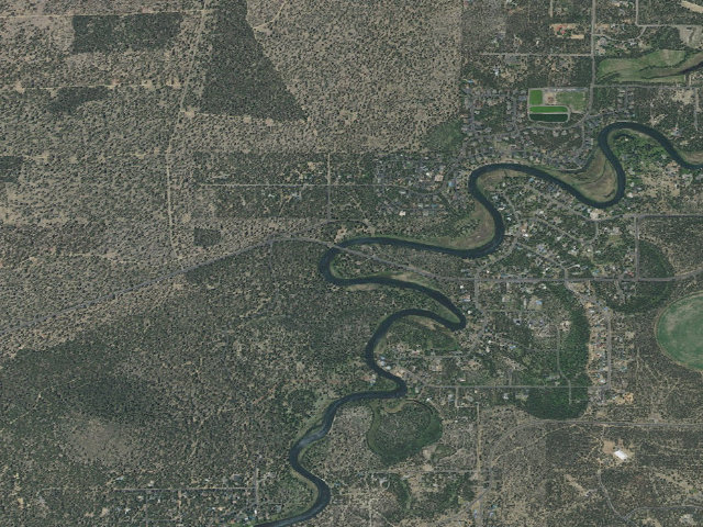 Aerial image of Big River Campground