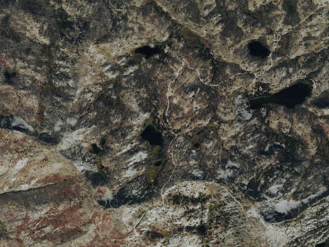Aerial image of Big Roaring River Lake Campground