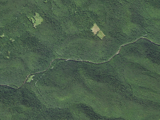Aerial image of Big Rock Campground