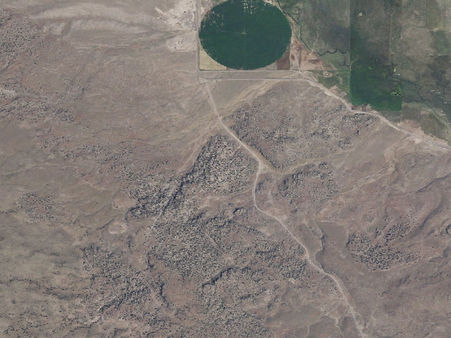 Aerial image of Big Rocks Special Recreation Management Area