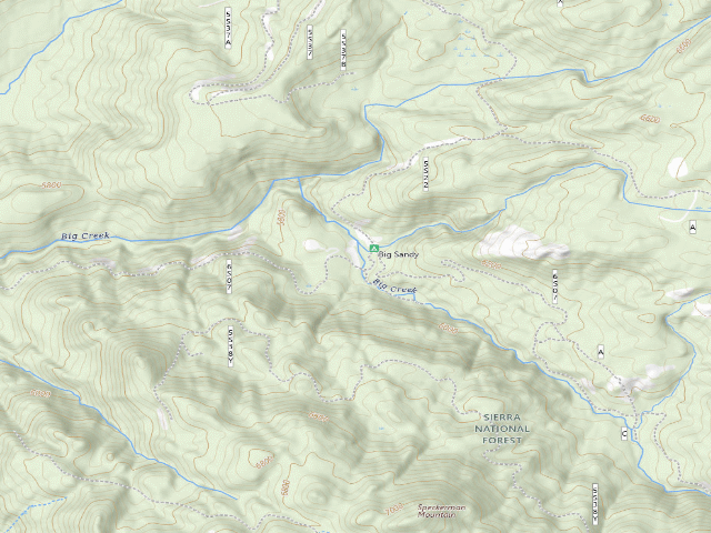 USGS topographic map of Big Sandy