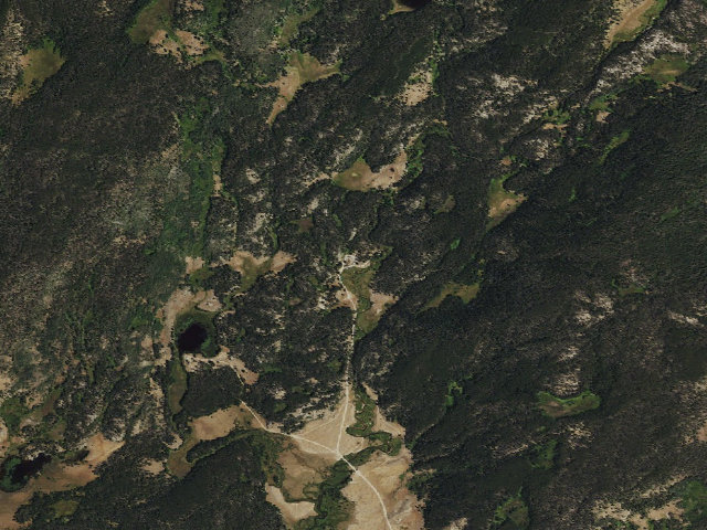 Aerial image of Big Sandy Campground