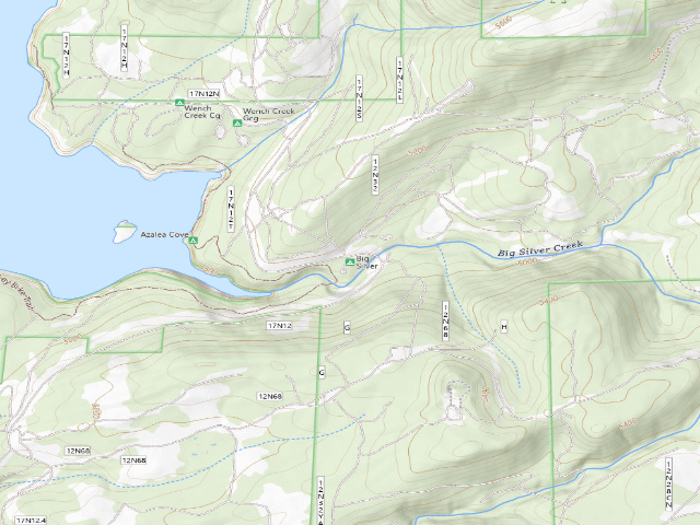 USGS topographic map of Big Silver Group