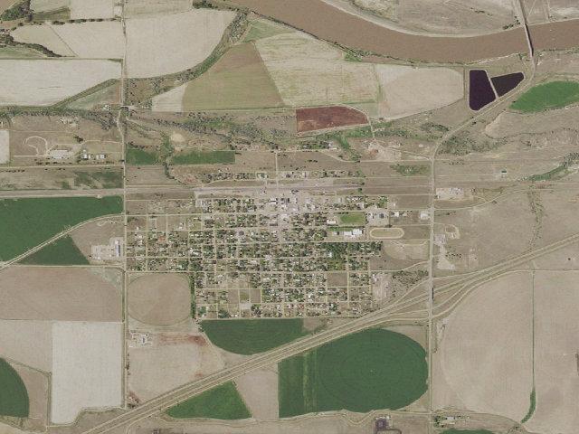 Aerial image of Big Sky Byway