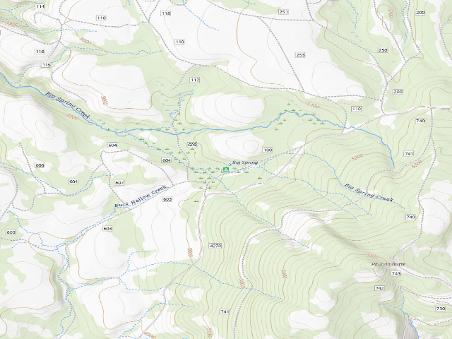 USGS topographic map of Big Spring