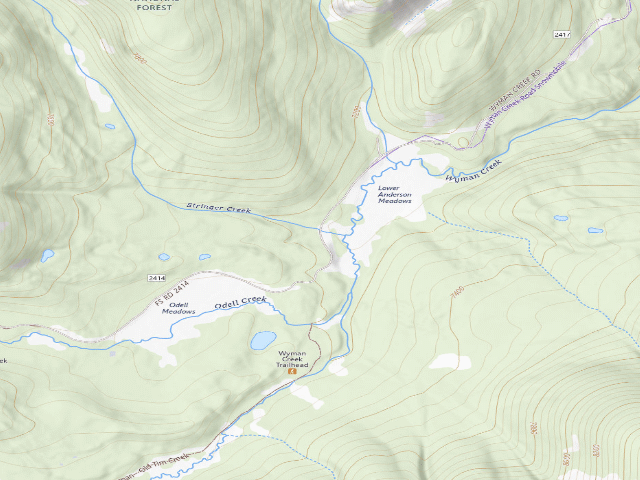 USGS topographic map of Big Turnaround