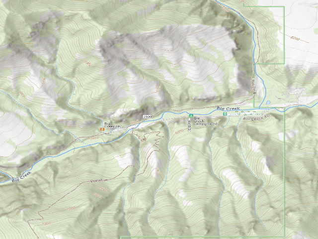 USGS topographic map of Bigcreek-03