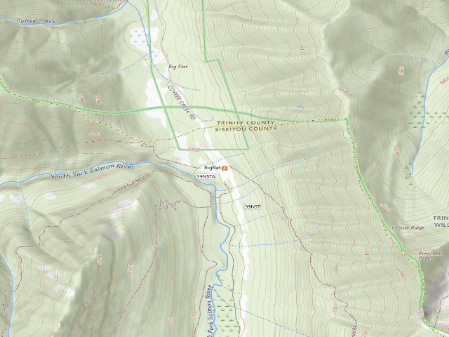 USGS topographic map of Bigflat