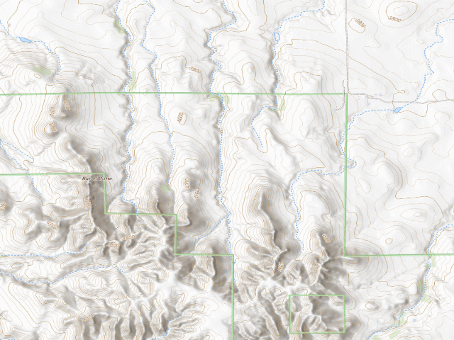 USGS topographic map of Bighorn WMA