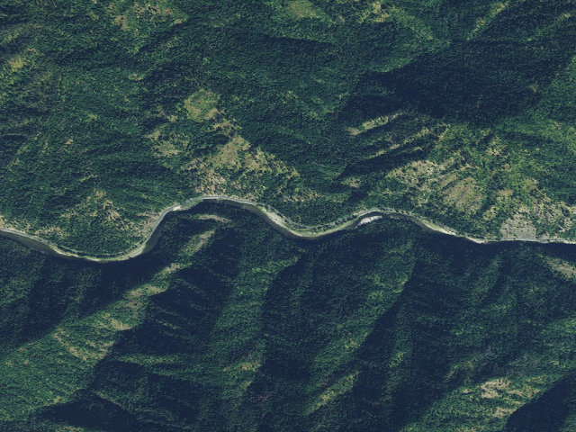 Aerial image of Bimerick Creek Camp