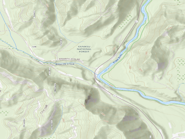 USGS topographic map of Binarch-001