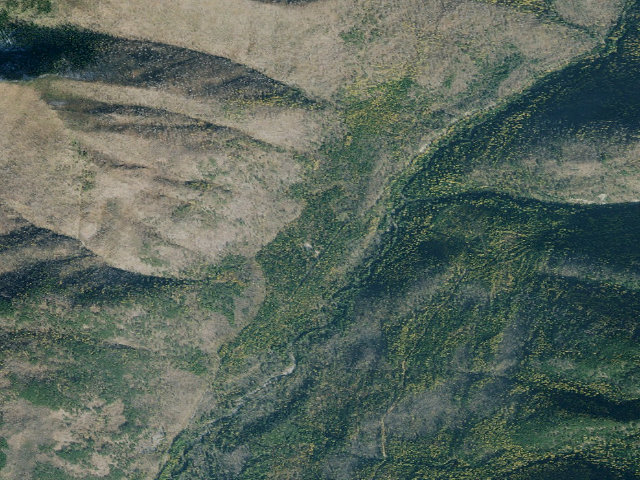 Aerial image of Birch Creek Camp