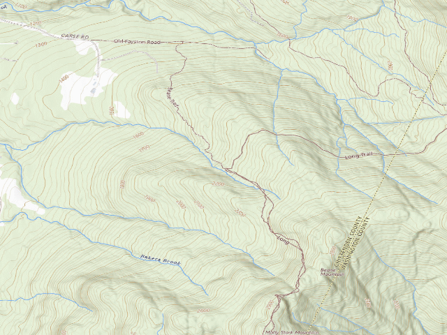 USGS topographic map of Birch Glen Camp
