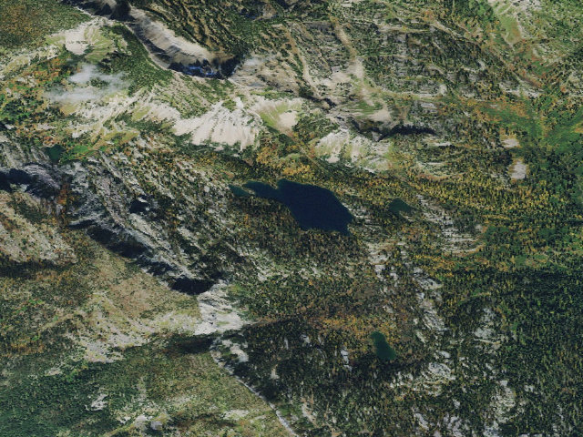 Aerial image of Birch Lake