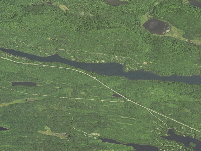 Aerial image of Birch Lake Site 1
