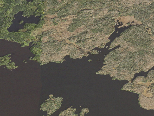 Aerial image of Birch Lake Site 13