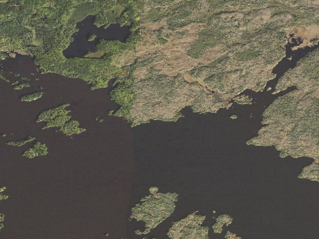 Aerial image of Birch Lake Site 14
