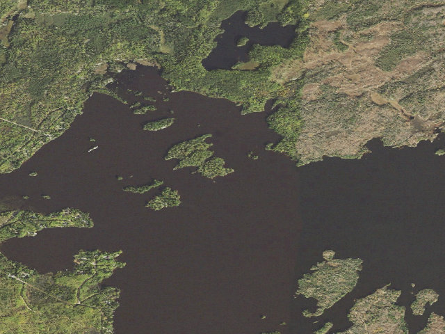 Aerial image of Birch Lake Site 15