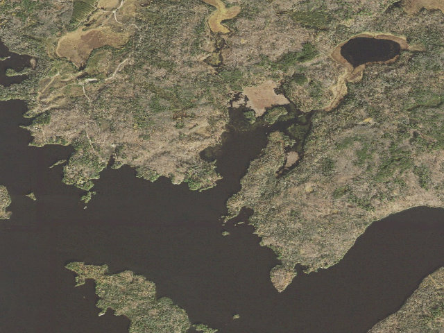 Aerial image of Birch Lake Site 16