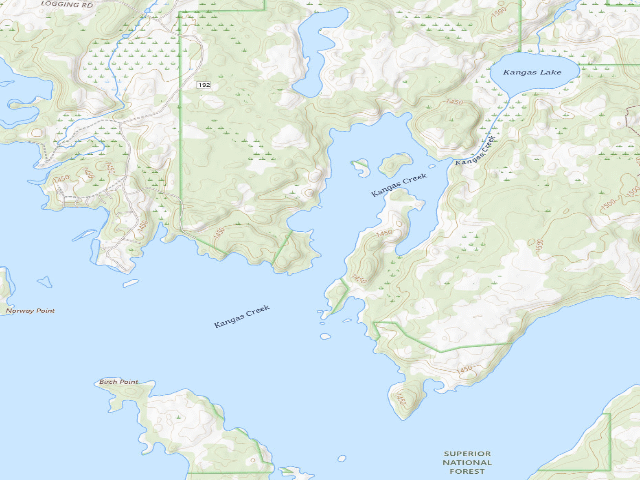 USGS topographic map of Birch Lake Site 16