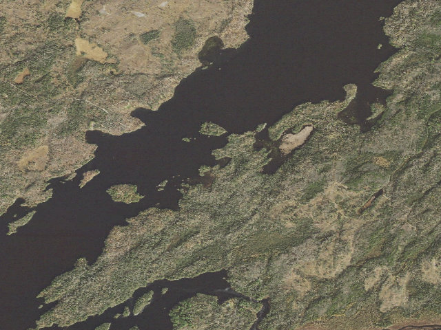 Aerial image of Birch Lake Site 3