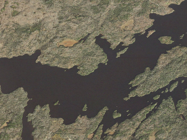 Aerial image of Birch Lake Site 6