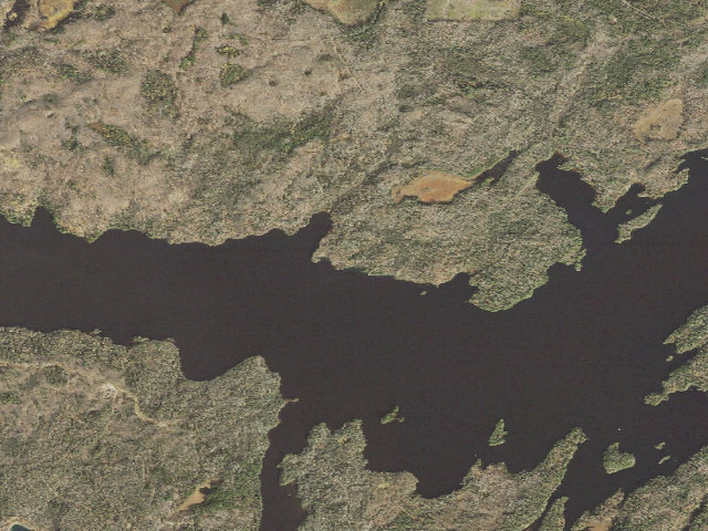 Aerial image of Birch Lake Site 7