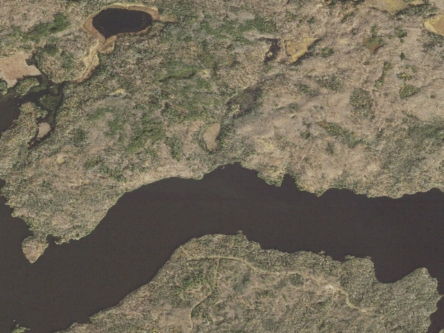 Aerial image of Birch Lake Site 8