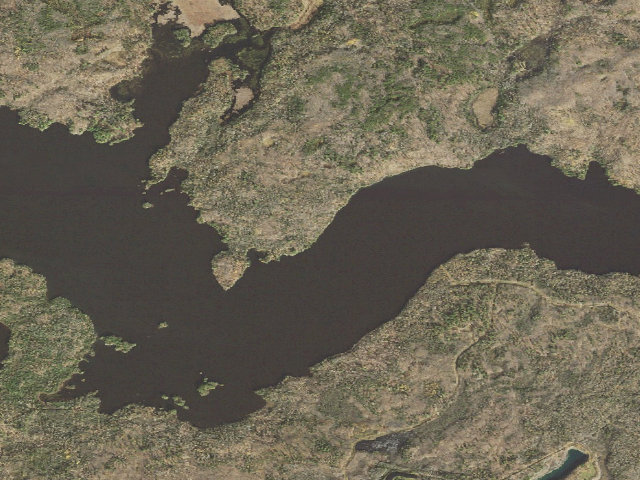 Aerial image of Birch Lake Site 9