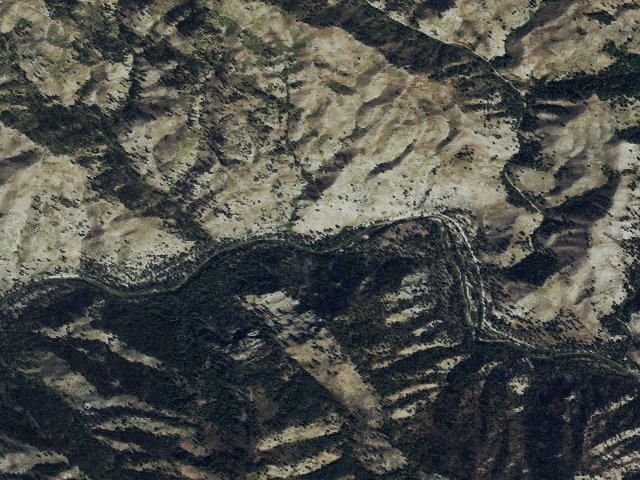 Aerial image of Bird Creek Campground