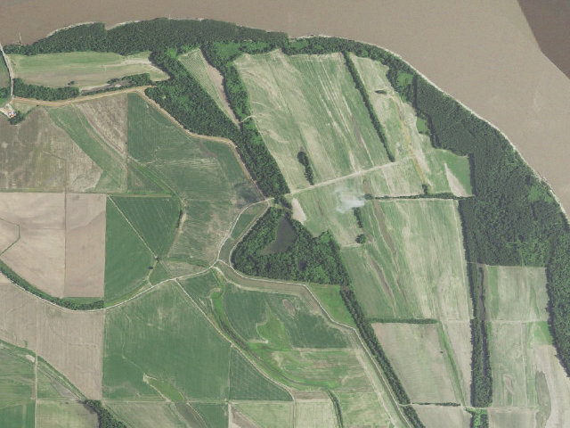 Aerial image of Bird's Blue Hole