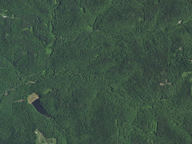 Aerial image of Birdseye Roadside Dispersed Campsite 1 (Hoosier NF)