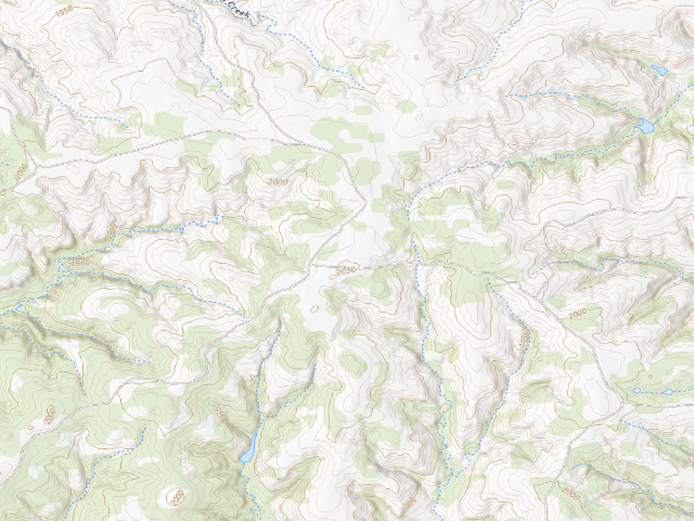 USGS topographic map of Birdwell Camp (Sandy Sanders WMA)