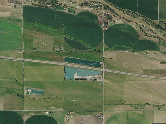 Aerial image of Birdwood Lake WMA