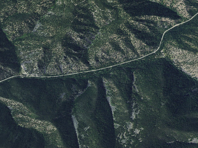 Aerial image of Black Bear Campground