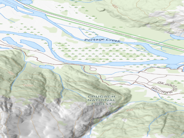 USGS topographic map of Black Bear Cg