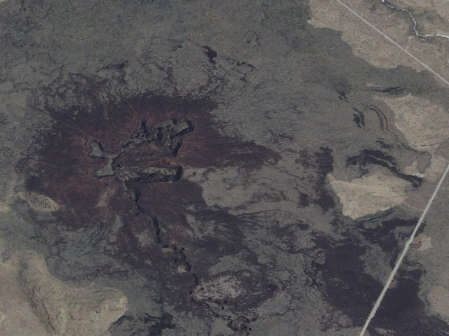 Aerial image of Black Butte Wilderness Study Area